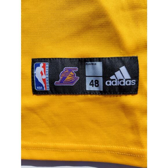 New Vintage Adidas Swingman Kobe Bryant Los Angeles Lakers Jersey NWT NBA Siz 48 - Picture 5 of 8